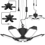 Toberich 2 Pack Plug In Garage Light - Super Bright 200w 20000lm Linkable Led.... Fixed Price $69.06.