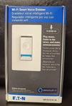 Brand New Eaton Wfavd30-w-bx-l Wi-fi Smart Voice Dimmer Switch, White. Fixed Price $27.46.