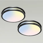 Libtit 10inch Flush Mount Ceiling Lights, 18w Dimmable Led Light 3000.... Fixed Price $57.82.