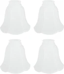 Frosted 23075-4 Transitional Style Glass Shade, 2-1/8" Fitter Size, 5" High X 5. Fixed Price $76.99.