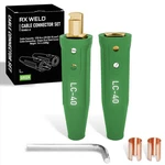 Lc40 Cable Connector Set Black Male Female 1/0 2/0 5070mm Green Welding Tool. Fixed Price $34.06.