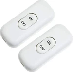 Inline Cord Switch, Pluspoe 2-pack On Off Button Control Lamp Appliance Switch. Fixed Price $10.99.