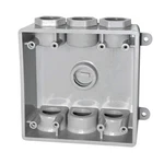 Two Gang Electrical Box, Suitable 1/2-inch Or 3/4-inch Conduit Wea.... Fixed Price $17.70.