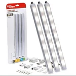 Hyper Tough 3-pack 10-inch Under Cabinet Lights Hand Wave Sensor Dimmable. Fixed Price $12.99.
