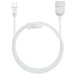 Kwmobile Plug-in Light Cord - 20ft Long Fabric Pendant Lamp Cable 20ft, White. Fixed Price $34.49.