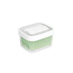 Oxo, Good Grips Storage Container, White, 1.6 Quart Qt Produce Keeper. Fixed Price $33.06.