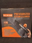 Powerful Handheld Steam Cleaner With Detergent Container And Safety Lock. Fixed Price $58.99.