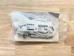 Ikea Strala Power Cord Set For Star Shade (no Bulb) 157", White 903.715.05 - New. Fixed Price $19.95.