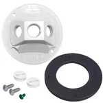 Sigma Electric 14383wh White Round Metal Lampholder Cover 4.13 H X W In.. Fixed Price $9.65.