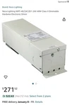 Nora Lighting Nmt-48/24c2d1 24v 48w Class Ii Dimmable Hardwire Electronic Driver. Fixed Price $40.00.