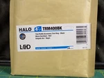 Halo Trm400bk 4" Led Thin Profile Accessory Trim Ring Black Tf (g). Fixed Price $9.99.