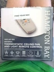 Hampton Bay 3-speed Universal Ceiling Fan Thermostatic Remote Control With Lcd. Fixed Price $21.98.