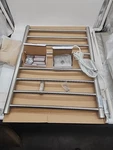 Keg Towel Warmer Wall Mounted With Built-in Timer 8 Bars Electric Stainless. Fixed Price $89.99.