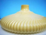 American De Rosa G763 Nu Gold Glass Torchiere 16" Diameter New Swirl Mint. Fixed Price $399.99.