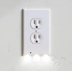 4 Pack Outlet Wall Plate Guidelight Led Night Lights Auto On/off Sensor White. Fixed Price $26.99.