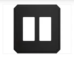 Franklin Brass W46480k-fb-cp Double Rocker Switch Set Of 3 Matte Black Stepped. Fixed Price $5.99.