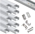 Starlandled Led Aluminum Channel Wide 2m/6.6ft, 10*6.6ft, Silver. Fixed Price $96.41.