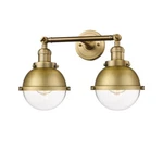 Innovations Fr Hampden 6" 2 Light Led Vanity, Bb/clear - 208-bb-hfs-62-bb-led. Fixed Price $396.00.