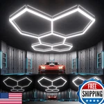 Litezone Hexagon Garage Lights 3 Level Dimmable 168w Tube 5 Grids Led. Fixed Price $124.25.