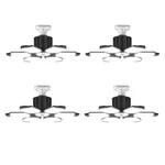 Aysemo Led Garage Light Bulbs, 100w 6000k Lights Ceiling With 6 Ad.... Fixed Price $97.82.