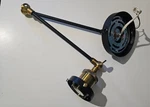 Laluz Black Wall Sconces Lighting 2 Pack, Modern Swing Arm Plug-in Or Hardwired. Fixed Price $75.00.