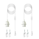 Plug In Light Socket - 16ft Pendant Cord Kit E26/e27 Hanging. Fixed Price $22.97.