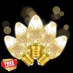 Yongzhenlite 25pc C7 Led Bulbs Warm White Dimmable. Fixed Price $56.99.