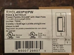 Legrand Rhcl453pwpw Radiant Dimmer Light Switch With Wall Plate In White. Fixed Price $19.99.