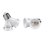 Dicuno 2 In 1 E26 Socket Splitter Adapter, Standard Pack, White. Fixed Price $11.84.