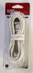 Hyper Tough Replacement Lamp Cord 18 Gauge With Plug End 8ft White. Fixed Price $9.99.