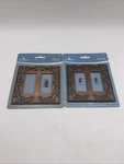 2 Brainerd French Lace Wall Plates -double Decorator - Sponged Copper New. Fixed Price $25.00.