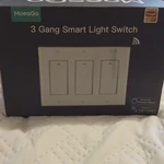 Moesgo 3 Gang Smart Light Switch Ds-122 Wi-fi Alexa Google Assistant. Fixed Price $35.00.