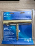 Vintage Angelo Brothers 75050 Brass-plated Finish 7 Slimline Picture Light Nos. Fixed Price $30.00.