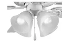 Progress Lighting Fan Light Kits Collection 4-light White Ceiling Kit. Fixed Price $39.90.