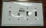 New Franklin Brass W35275-pw-c Quad Switch Wall Plate White Finish Plain 4. Fixed Price $6.99.