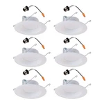 Halo Lt 5 Inch And 6 White Integrated Led Recessed Ceiling Light Retrofi.... Fixed Price $109.49.