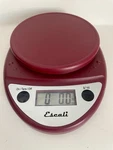 Escali Primo Digital Food Scale - Warm Red. Fixed Price $19.99.