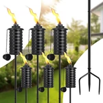 Snogswog Citronella Torches For Outside Set Of 6 16 Oz Outdoor Garden. Fixed Price $93.08.