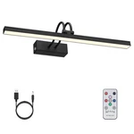 Funchday Picture Light, Wireless Rechargeable Gallery Light With Remote, 280lm. Fixed Price $33.65.