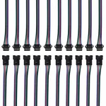 10 Pairs 4pin Sm Jst 15cm Cable Female/male Connectors For Led Strip Rgb 5050 35. Fixed Price $16.36.