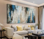 Abstract Wall Art Living Room Decor Retro Canvas Prints Vintage.... Fixed Price $129.02.
