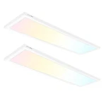 Hykolity 1x4 Ft Led Flat Panel Selectable Cct Flush Mount Light,4800lm,48w Di.... Fixed Price $180.68.
