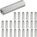 24 Pcs 304 Stainless Steel Hex Coupling Nuts M5 X 0.8-pitch 30mm Stainle. Fixed Price $30.34.