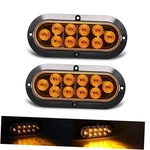 6" Oval Led Trailer Tail Light Surface Mount 10 Waterproof Stop Amber. Fixed Price $24.14.