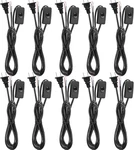 10 Packs Lamp Cord With Plug And Switch Light Set 6 Feet Prong Power M. Fixed Price $37.52.