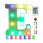 Pooqla Colorful Led Marquee Letter Lights With Remote Light Up Sign.... Fixed Price $25.59.