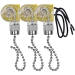 Akahttbn Ceiling Fan Light Switch Zing Ear Ze-109, Two-wire On-off Nickel. Fixed Price $12.99.