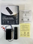 Hampton Bay Universal 5-function, 3-speed Ceiling Fan Remote Control Kit. Fixed Price $19.99.