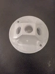 Sigma Electric 14383wh White Round Metal Lampholder Cover 4.13 H X W In.. Fixed Price $6.90.