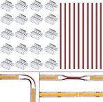 Cob Led Connector 2 Pin 8mm Kit, 20pcs Solderless I Shape Connectors, 10pcs 15cm. Fixed Price $14.92.
